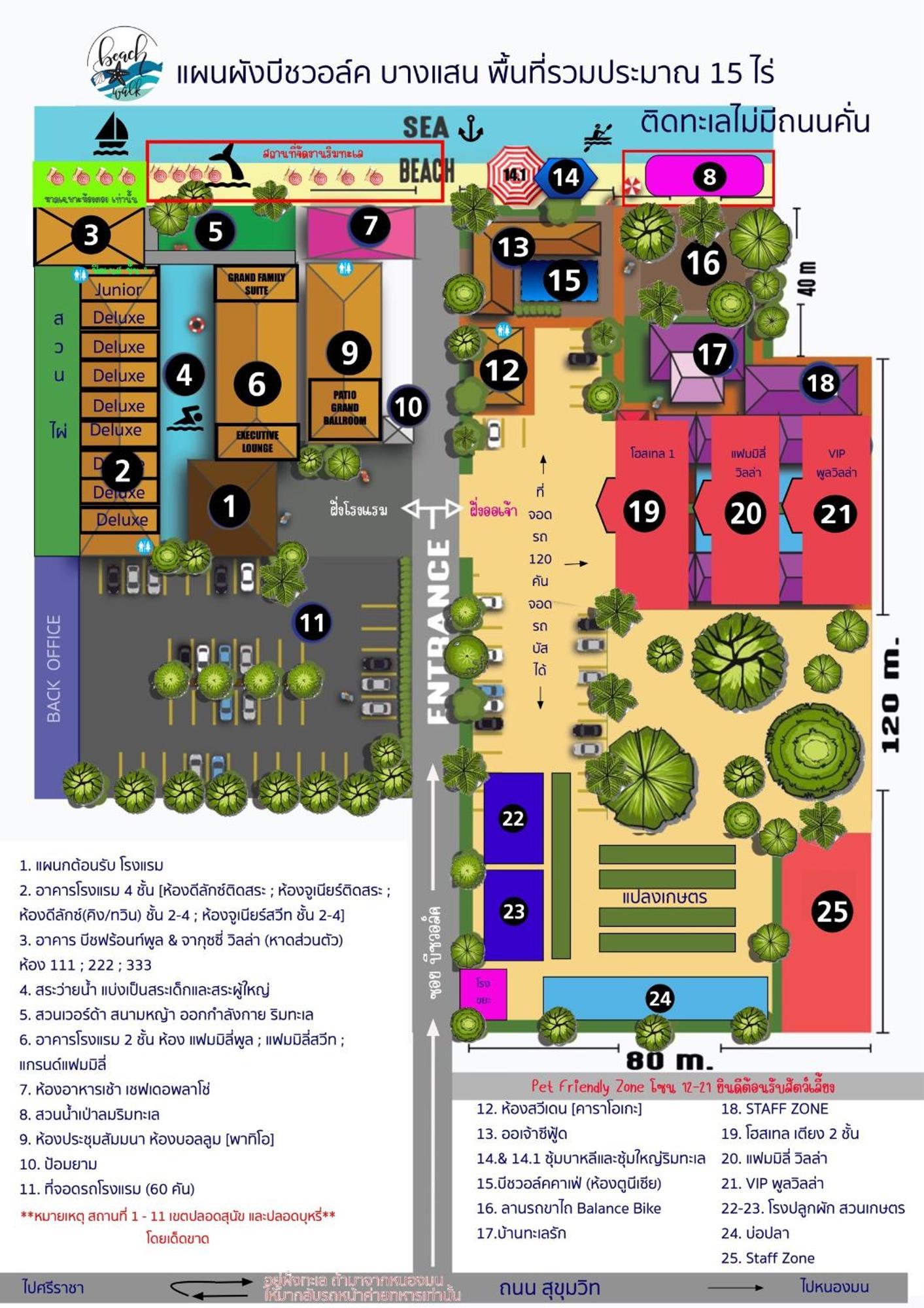 Bangsaen Beach Walk Boutique Resort מראה חיצוני תמונה